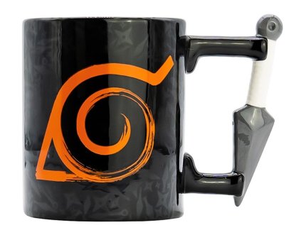 HRNEK KERAMICKÝ 3D|NARUTO SHIPPUDEN  460 ml|KUNAI KONOHA