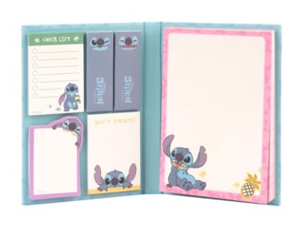 BLOK PLÁNOVACÍ A6|DISNEY  LILO & STITCH|S LEPÍCÍMI ŠTÍTKY
