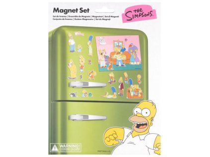 MAGNETY SET|THE SIMPSONS  CHARACTERS|18 x 24 cm