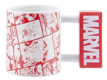 HRNEK KERAMICKÝ 3D|MARVEL  550 ml|LOGO SHAPED
