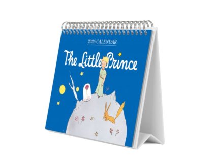 KALENDÁŘ 2026 STOLNÍ|DĚTSKÝ  THE LITTLE PRINCE (20 x 17 cm)