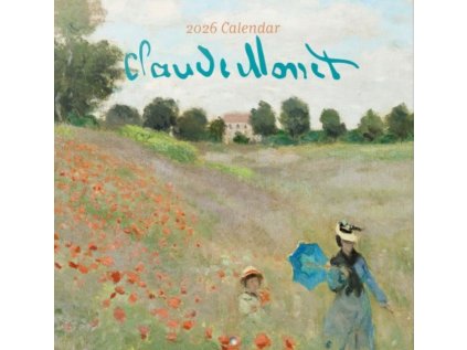 KALENDÁŘ 2026|ART  CLAUDE MONET (30 x 30|60 cm) SQ 16M