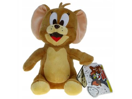 HRAČKA - FIGURKA PLYŠOVÁ  TOM & JERRY|JERRY|VÝŠKA 30 cm
