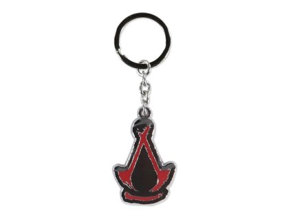 PŘÍVĚSEK NA KLÍČE|ASSASSIN'S CREED  SHADOWS|LOGO|KOV