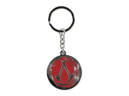 PŘÍVĚSEK NA KLÍČE|ASSASSIN'S CREED  SHADOWS|LOGO ROUND|KOV