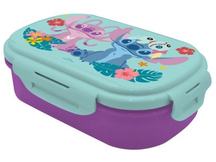 BOX NA SVAČINU S PŘÍBOREM|DISNEY  LILO & STITCH|ANGEL AND STITCH