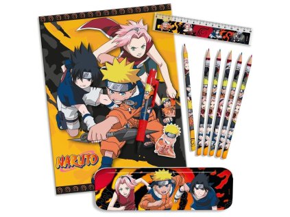ŠKOLNÍ POMŮCKY SET8|NARUTO  CHARACTERS|22 x 30 x 2 cm