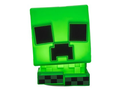 LAMPA DEKORATIVNÍ|MINECRAFT  CREEPER FACE|MAČKACÍ|12 x 15 cm