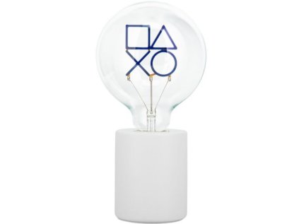 LAMPA DEKORATIVNÍ|PLAYSTATION  NEON BLUE BULB|12,5 x 24 x 12,5 cm