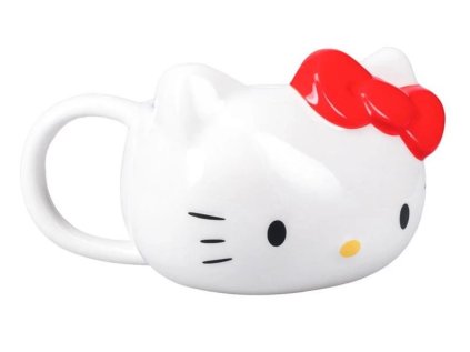 HRNEK KERAMICKÝ 3D|HELLO KITTY  300 ml|KITTY FACE WITH RED RIBBON