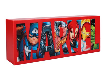 LAMPA DEKORATIVNÍ|MARVEL  THE AVENGERS LOGO|30 x 10 x 5 cm