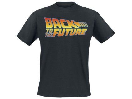 TRIČKO PÁNSKÉ|BACK TO THE FUTURE  SIGN|ČERNÉ