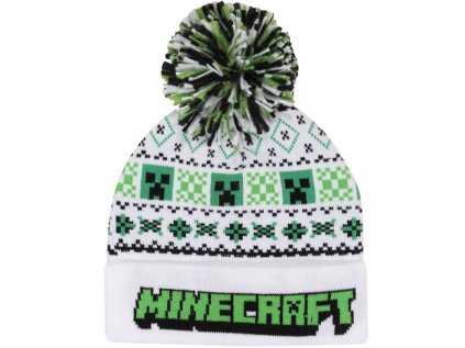 ČEPICE ZIMNÍ KULICH|MINECRAFT  CHRISTMAS CREEPER