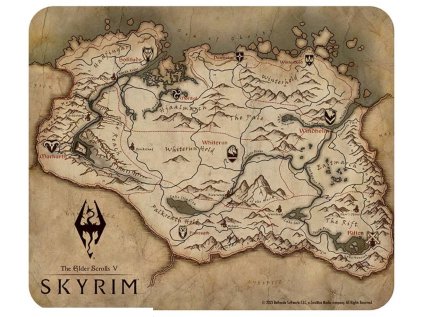 PODLOŽKA POD MYŠ|THE ELDER SCROLLS  SKYRIM|23,5 x 19,5 x 0,3 cm