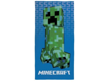 RUČNÍK OSUŠKA|MINECRAFT  70 x 140 cm|CREEPER