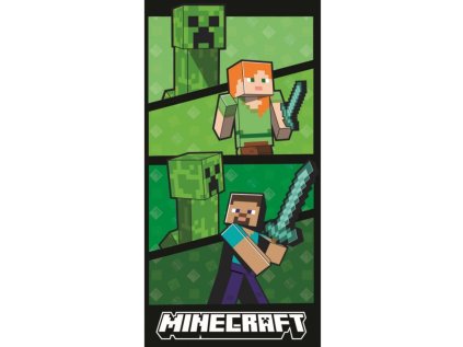 RUČNÍK OSUŠKA|MINECRAFT  70 x 140 cm|STEVE & ALEX