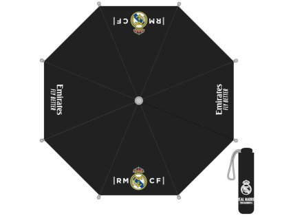DEŠTNÍK SKLÁDACÍ|REAL MADRID FC  LOGO AND SIGN