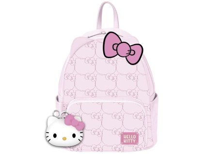 BATOH DÁMSKÝ MINI|HELLO KITTY  PINK BOW|21 x 26 x 16 cm