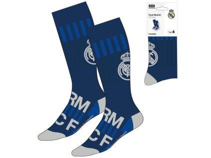 PONOŽKY PÁNSKÉ|REAL MADRID FC  SILVER LOGO|VELIKOST (EU 38-45)