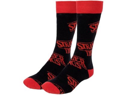 PONOŽKY PÁNSKÉ|STRANGER THINGS  SIGN|VELIKOST (EU 38-45)