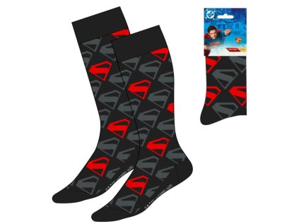 PONOŽKY PÁNSKÉ|DC COMICS|SUPERMAN  CRESTS|VELIKOST (EU 38-45)