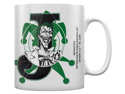 HRNEK KERAMICKÝ|DC COMICS|BATMAN  325 ml|THE JOKER JESTER|BÍLÝ
