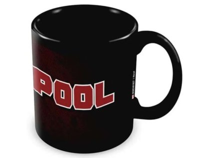 HRNEK KERAMICKÝ|MARVEL|DEADPOOL  315 ml|RED MAIN LOGO