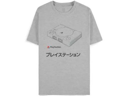 TRIČKO PÁNSKÉ|PLAYSTATION  1.GENERATION|ŠEDÉ