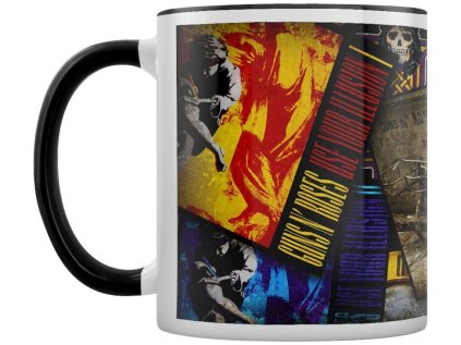 HRNEK KERAMICKÝ|GUNS N' ROSES  315 ml|ALBUM COLLAGE
