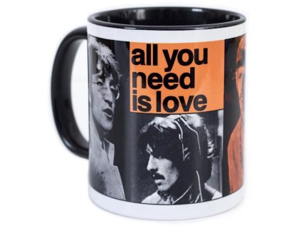 HRNEK KERAMICKÝ|THE BEATLES  315 ml|ALL YOU NEED IS LOVE