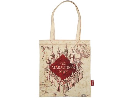 TAŠKA SHOPPING|HARRY POTTER  MARAUDER'S MAP|38 x 42 cm