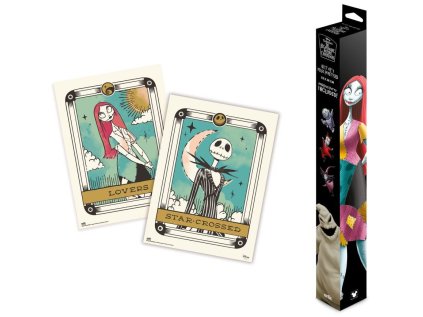 PLAKÁT 38 x 52 cm|SET 2 KUSŮ  DISNEY|NIGHTMARE BEFORE CHRISTMAS