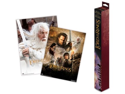 PLAKÁT 38 x 52 cm|SET 2 KUSŮ  LORD OF THE RINGS