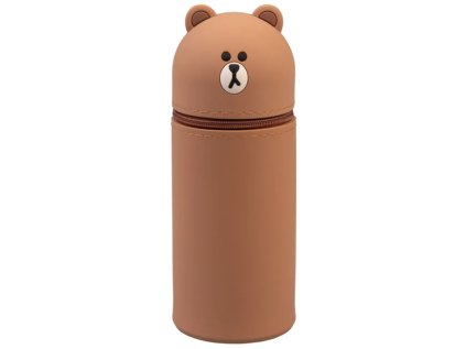PENÁL NA TUŽKY 3D BAREL  LINE FRIENDS|BROWN