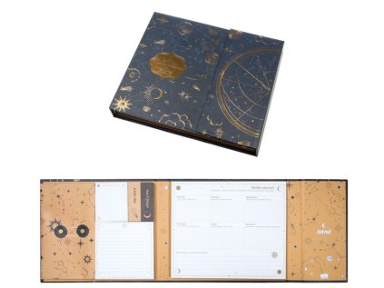 PLÁNOVAČ ROZKLÁDACÍ|ASTRAL  TÝDENNÍ PLÁNOVAČ|S LEPÍCÍMI PAPÍRKY
