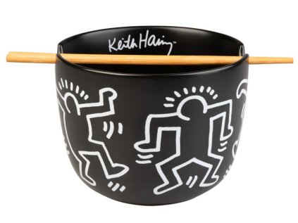 MISKA KERAMICKÁ 3D|KEITH HARING  600 ml|ART|14 x 7 x 14 cm