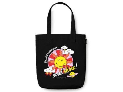 TAŠKA SHOPPING|SMILEY QUIRKY COMICS  SMILEY SUN|28 x 40 x 12 cm