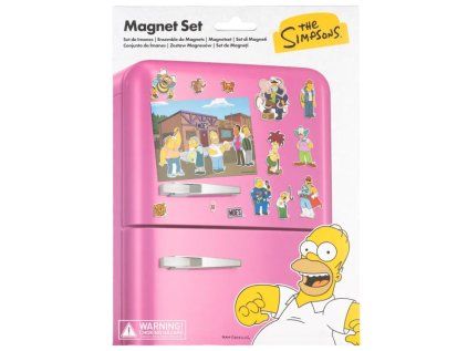 MAGNETY SET|THE SIMPSONS  SPRINGFIELD CHARACTERS|18 x 24 cm