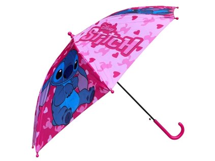 DEŠTNÍK AUTOMATICKÝ|DĚTSKÝ|DISNEY  LILO & STITCH|SITTING|PRŮMĚR 78 cm