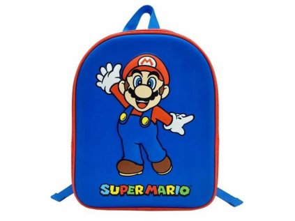 BATOH DĚTSKÝ 3D|SUPER MARIO  HAPPY MARIO|25,5 x 32 x 11 cm