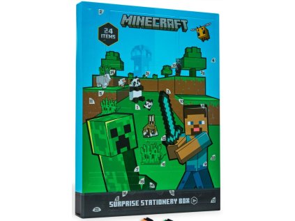 KALENDÁŘ ADVENTNÍ|PC HRY  MINECRAFT|32 x 43 x 4 cm