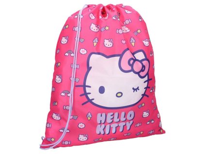 PYTLÍK GYM BAG|HELLO KITTY  ICONS AND BIG ICON|36 x 44 cm