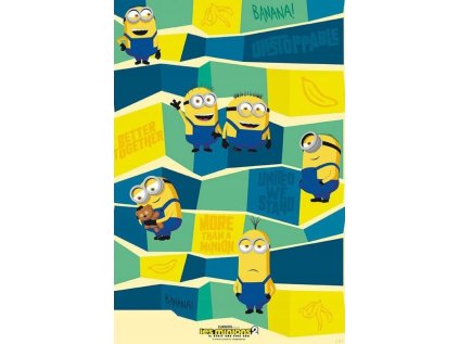 PLAKÁT 61 x 91,5 cm  MINIONS|MINIONS EVERYWHERE