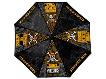 DEŠTNÍK SKLÁDACÍ|ONE PIECE  STRAW HAT CREW|PRŮMĚR 96 cm