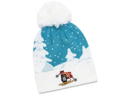 ČEPICE ZIMNÍ KULICH|DĚTSKÁ  KRTEČEK|SKI|VELIKOST (1-8 let)