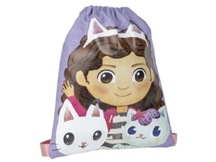 PYTLÍK GYM BAG|GABBY'S DOLLHOUSE  CHARACTERS|26 x 33 x 1 cm