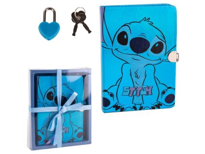 BLOK|ZÁPISNÍK A5|LILO & STITCH  STITCH|DÁRKOVÉ BALENÍ