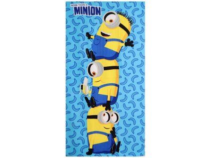 RUČNÍK OSUŠKA DĚTSKÝ|MINIONS  MORE THAN A MINION|70 x 140 cm