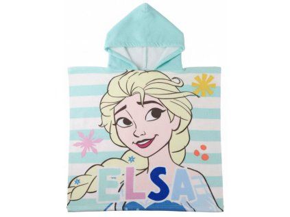 RUČNÍK DĚTSKÝ PONČO|DISNEY  FROZEN|55 x 110 cm