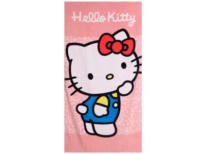RUČNÍK OSUŠKA DĚTSKÁ|HELLO KITTY  CHARACTER|70 x 140 cm